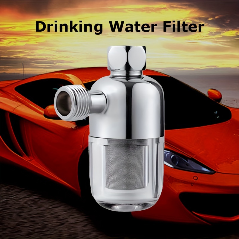 

1pc Stainless Steel Drinking Water Filter Anti-scaling Universal Faucet Filters Spray Head For Household Bathroom Shower Accessories