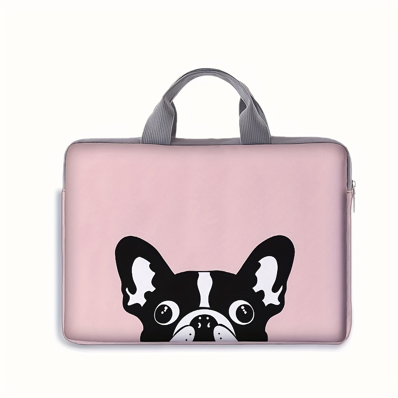 mochila computadora portátil estampado perro maletín simple Temu