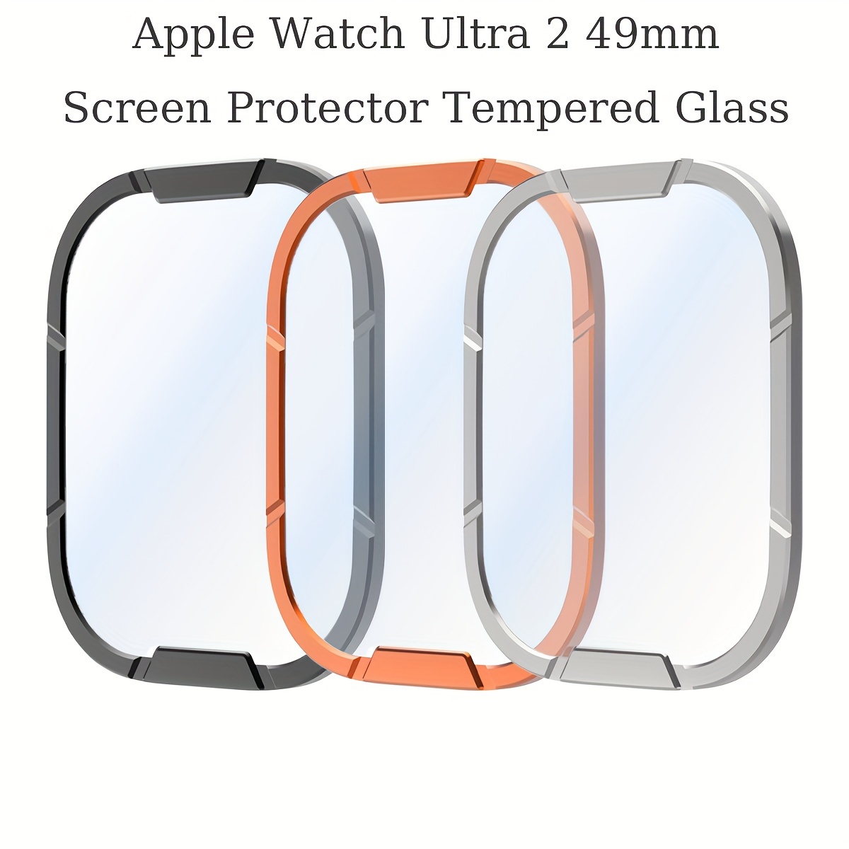 

Protective Armor For Apple 49mm , With A Golden Frame Bumper, Resembling A - Iwatch 49mm Fashion .