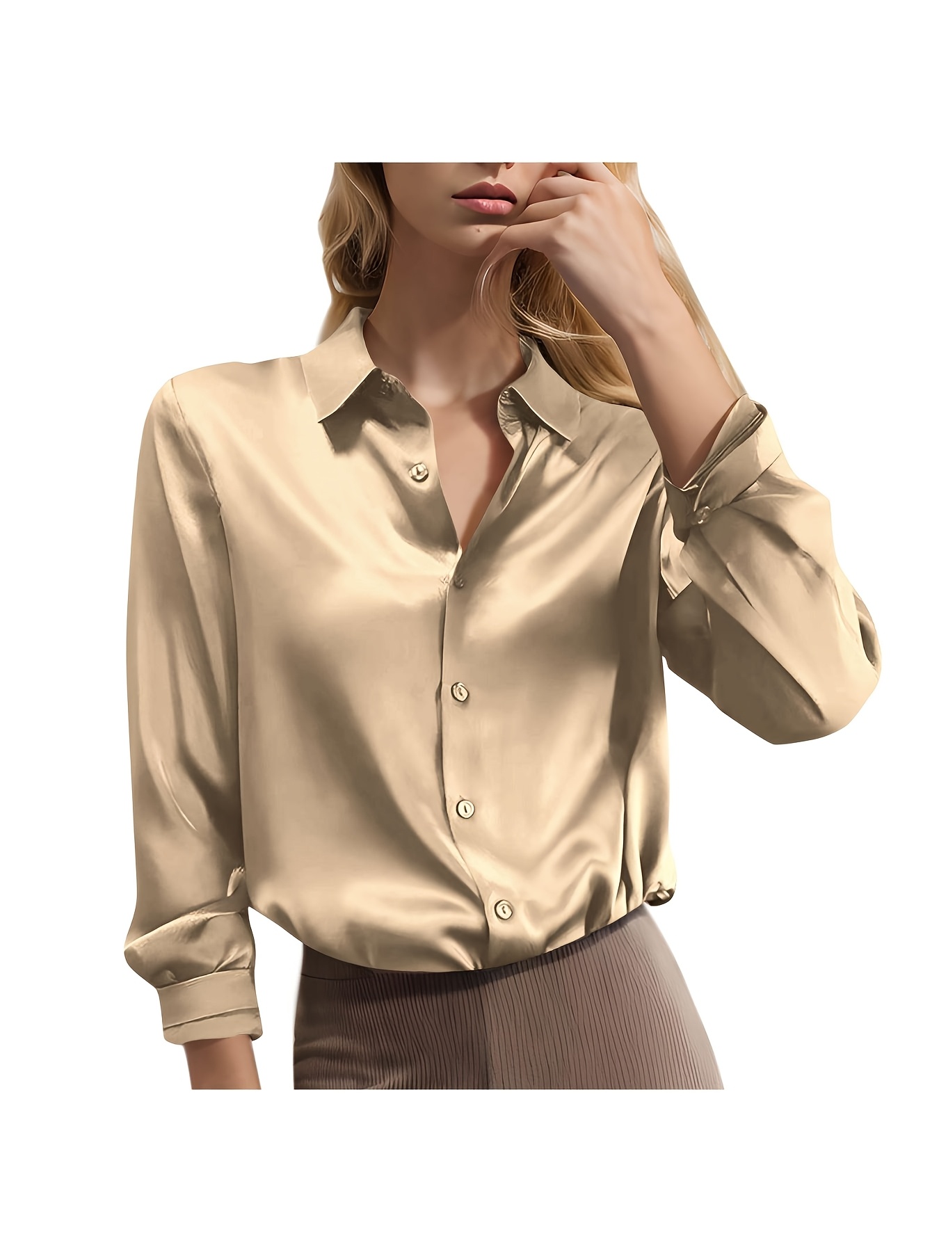 silk shirt sold on Temu United States