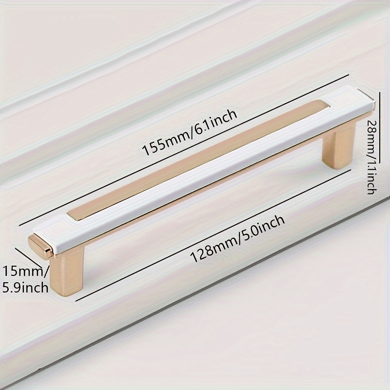 Zinc Alloy Cabinet Pulls Handles Modern Minimalist European - Temu