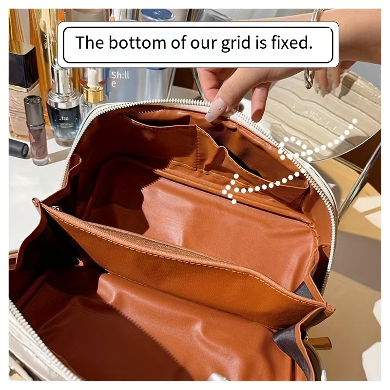 Bark Cosmetic - Large Capacity Travel-Friendly Portable Toiletry Bag Suitable for, Gym, Daily Use - Storage Bag (Available in 4 Colors:,,,)