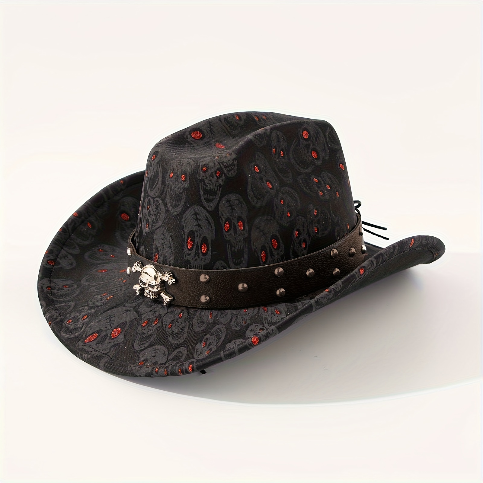 TEMU 2 Vintage American-style Spicy Cowboy Hats For Spring And Autumn Outdoor Travel, Photography, Women's Riding, Couple Dates, Shopping, Minimalist