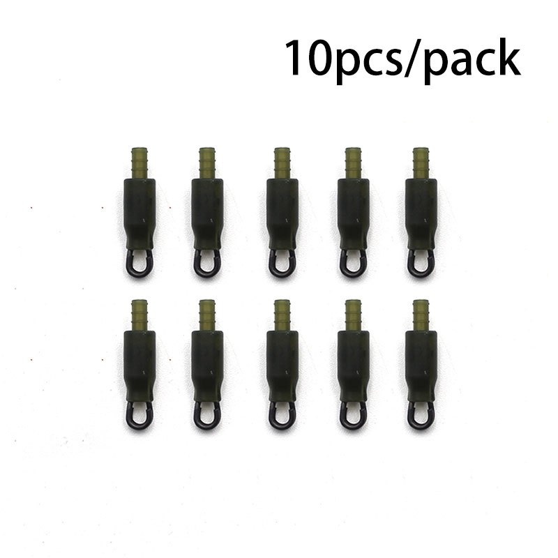 E-shop 10 Stück Schnellwechsel-Inline-Perlen – Karpfenangel-Terminaltackle mit Stopperperlen für Method Feeder Hair Rigs, Pellet Feeder & Inline Flat