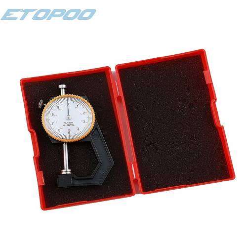0 20mm pointer type thickness gauge handheld thickness table paper thickness measuring instrument