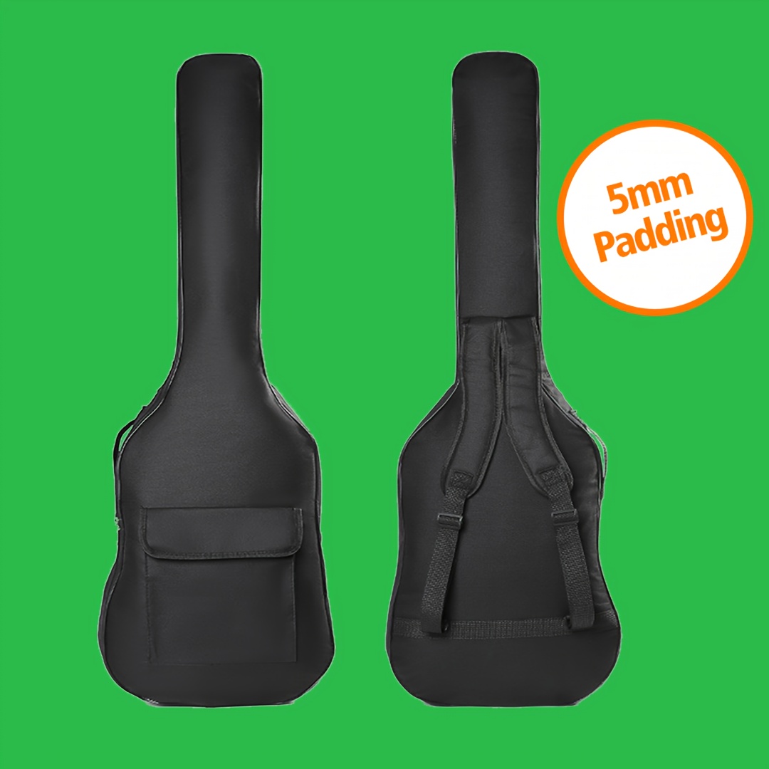 

Nom Premium Electric Guitar Gig Bag - 5mm Thick Padding, Waterproof & Dustproof With Adjustable Shoulder Straps