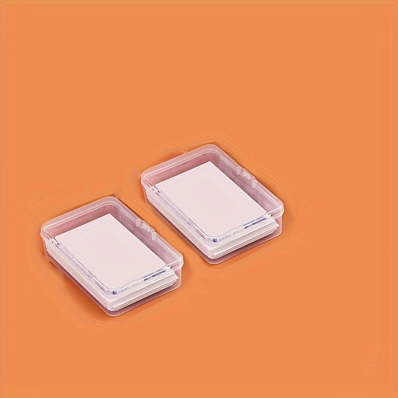 2 Boîtes Rangement Cartes EVA - Fermeture éclair - 11x8,5x3,5cm - Pour Jeux De Cartes, Cartes De Visite (couleur Aléatoire)