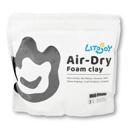 500g 1 1lb air dry foam clay for diy cosplay school projects and slime soft stretchy fun non toxic safe sculpt modeling light weight with random colors