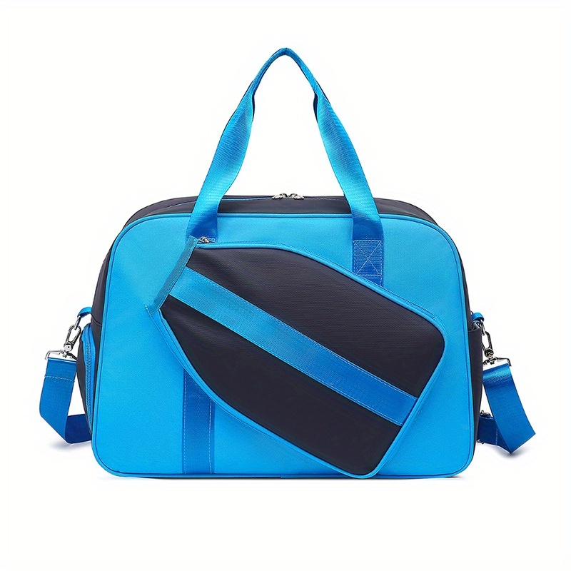 pickleball bag for men women shoe compartment crossbody bag with large capacity for tennis   durable sports equipment organizer with secure zipper closure sports bag picnic essentials carrier