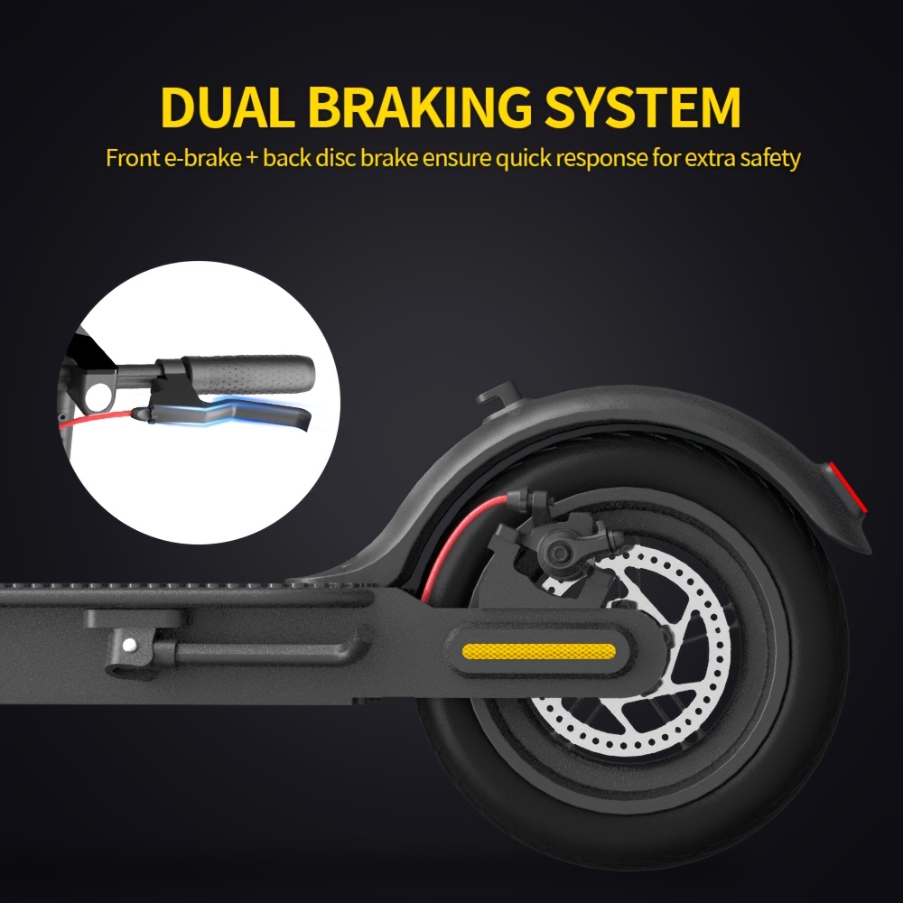 enjoy travel with this 8 5 inch adult electric mobility scooter featuring a 350w motor and 19 mph   its ideal for daily commutes and long trips foldable and portable its your perfect travel companion Product details 3