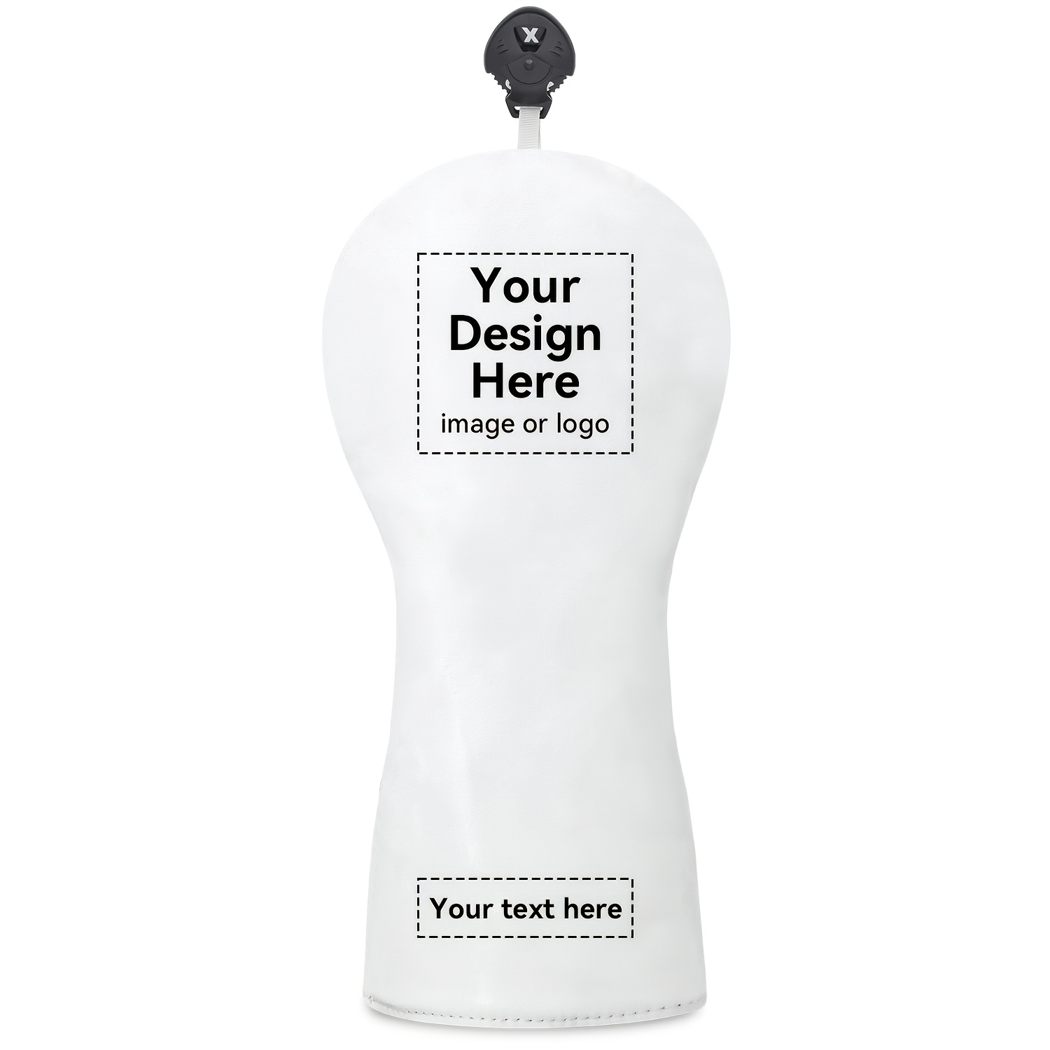 TEMU 1 Housse de tête de golf personnalisée, Housse de tête de golf personnalisée avec votre photo ou logo et texte