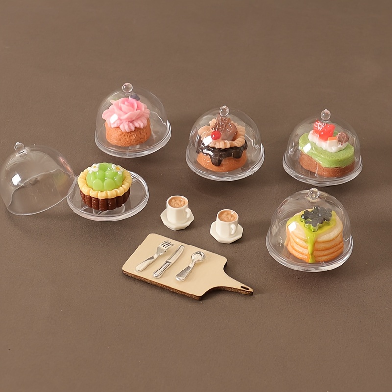 

14pcs Miniature & Set - 1/12 Tableware, For Decor, For Figurine Display