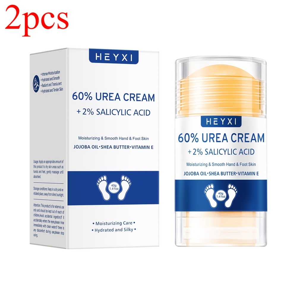 Image of 2pcs Of Foot Care Cream, Designed For Dry And Cracked Heels And Hands, Providing Moisture And Hydration To Keep Hands And Feet Smooth. The Moisturizing Formula Is Suitable For Types And Used In