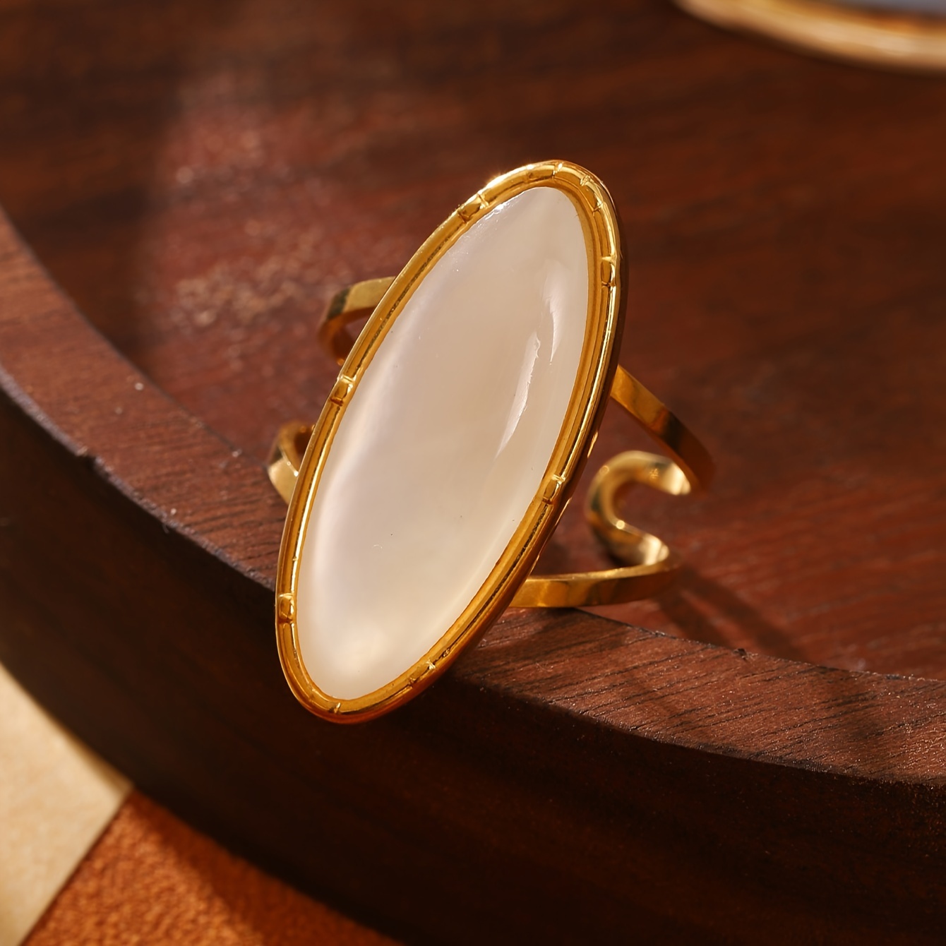 

Elegant Stainless Steel Iridescent White Mother-of-pearl, Bohemian Style, Gift For Teachers/back-to-school/graduation, Accessory, , Lightweight Jewelry For Women