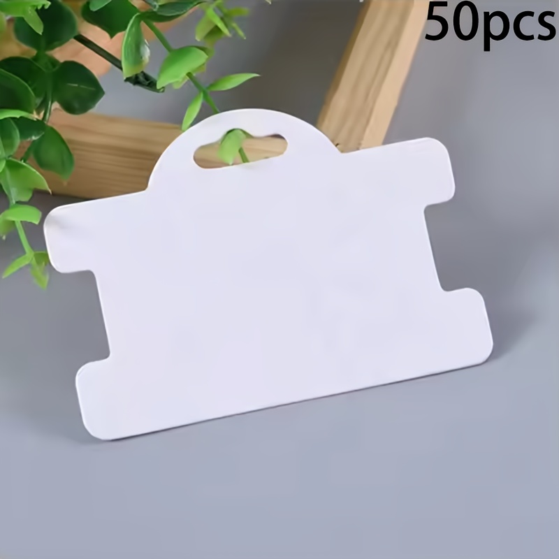 E-shop Schmuck Display Karten zum Selbermachen, Halsketten und Ohrstecker Hängeetiketten für kleine Unternehmen Stirnbänder, Armbänder und Zubehör