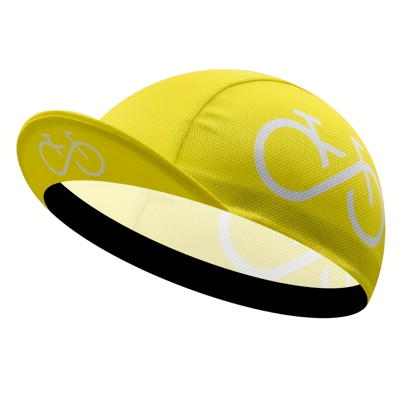 TEMU Nouveau casquette de cyclisme, casquette de vélo absorbant l'humidité et à séchage rapide, casquette de pêche pour sports de , casquette de