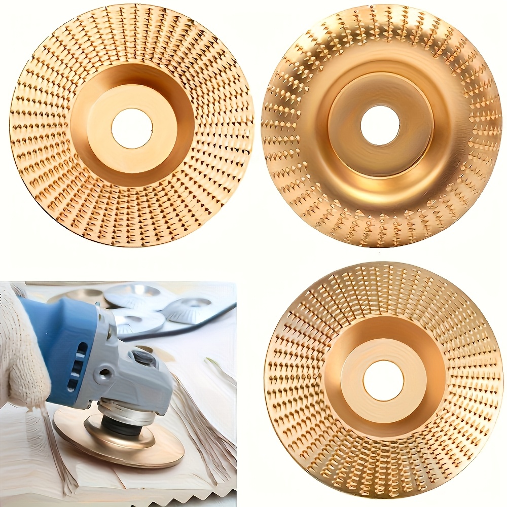Metal Woodworking Grinding Wheel Set - Angle Grinder Polishing Kit, -resistant, 125mm Suitable For Most Angle Grinders, Three-piece Set Combination Coarse Grinding/fine Polishing/edge Trimming Needs
