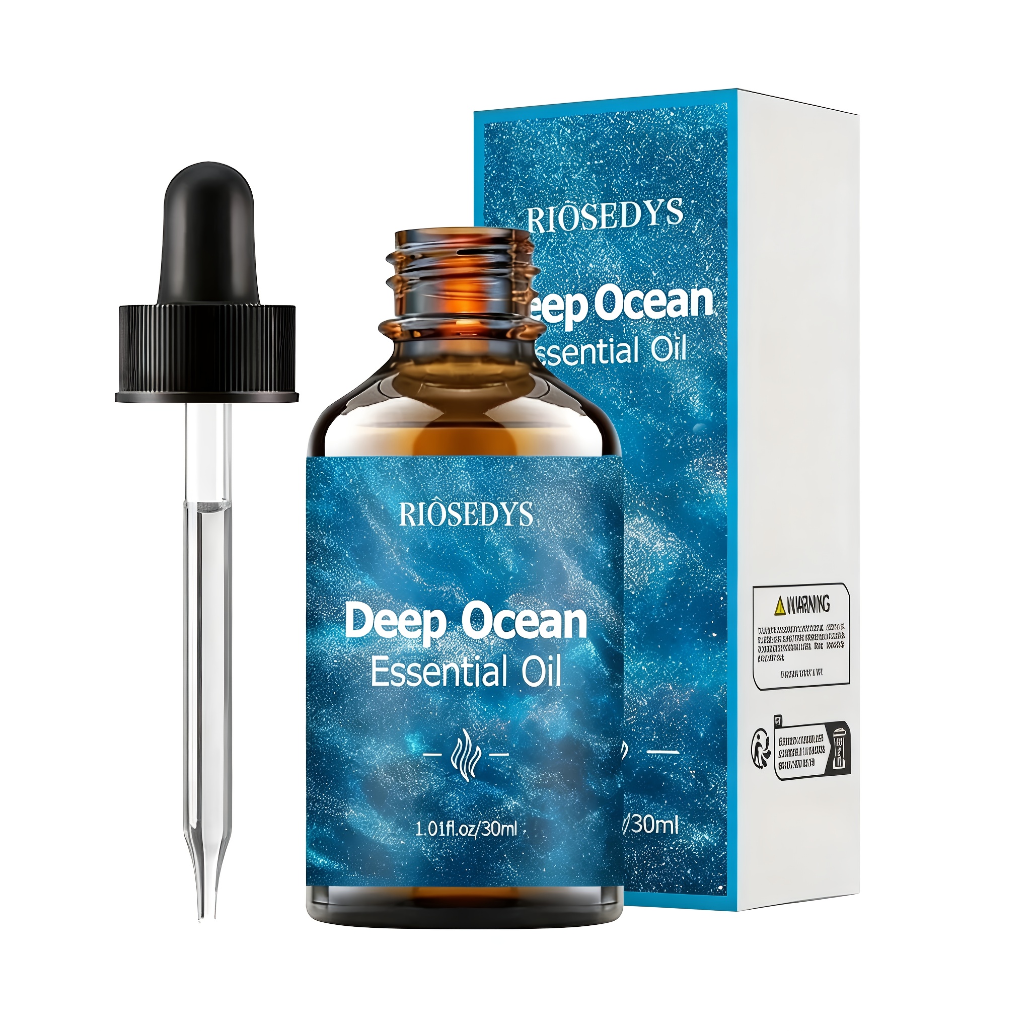 Deep Ocean Essential Oil, With A Sea Salt Scent, Suitable For Diffusers And Diffusers, Great For Air Fresheners, Desiccant Balls, Car Air Fresheners, Amber Liquid, And As A Gift.