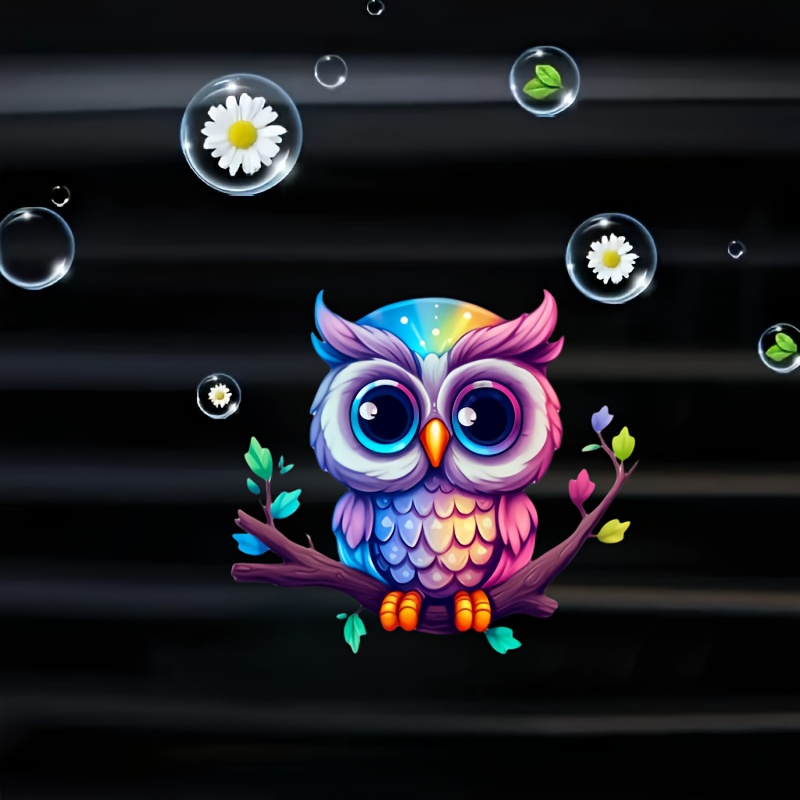 

1pc Owl Car Air Freshener Clip - Acrylic Vent Decor With Scented Pads, Cute And Accessory For Vehicles, Owl For Car