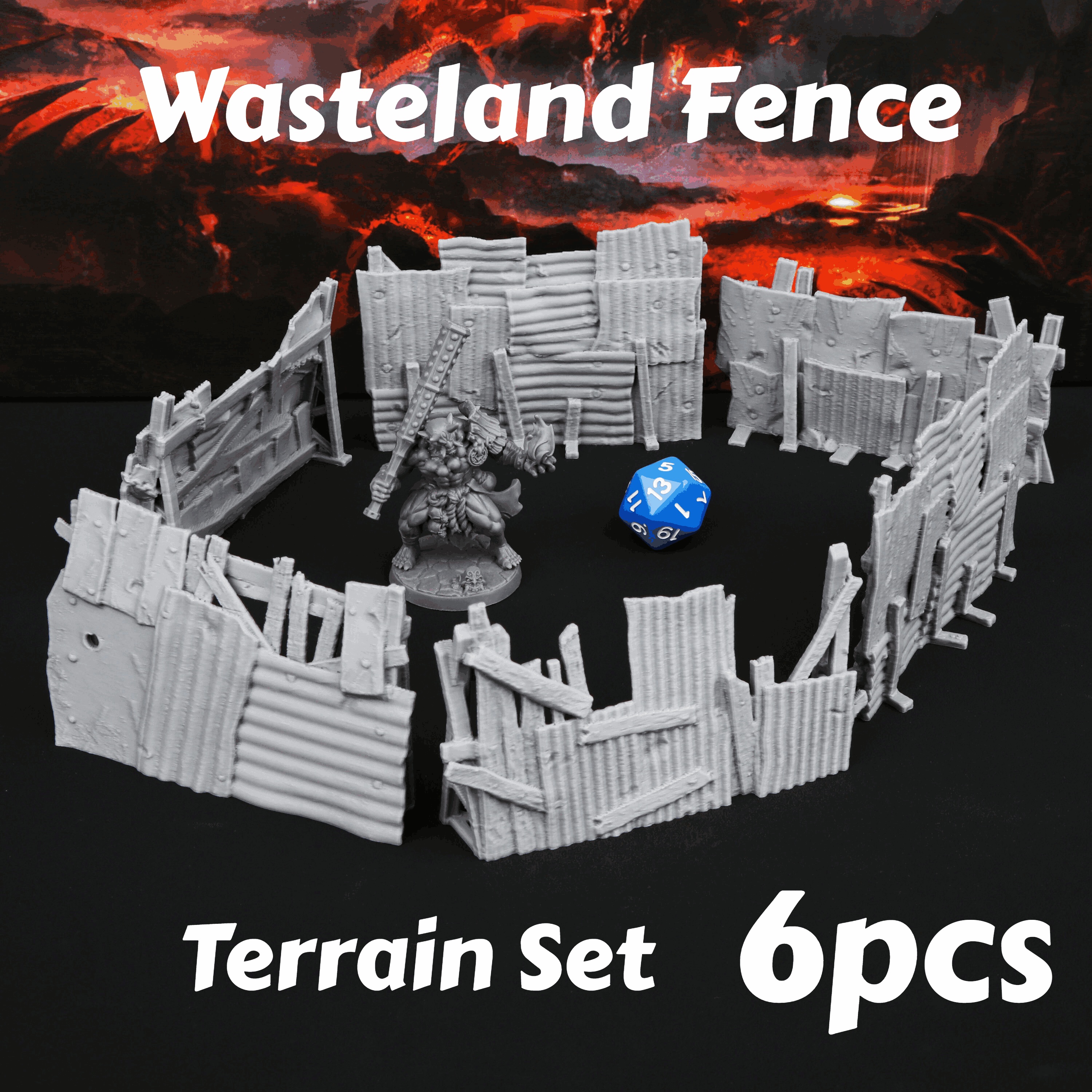 

Trpdices 6pcs Set For Rpgs, Plastic Accessories For Aged 14+