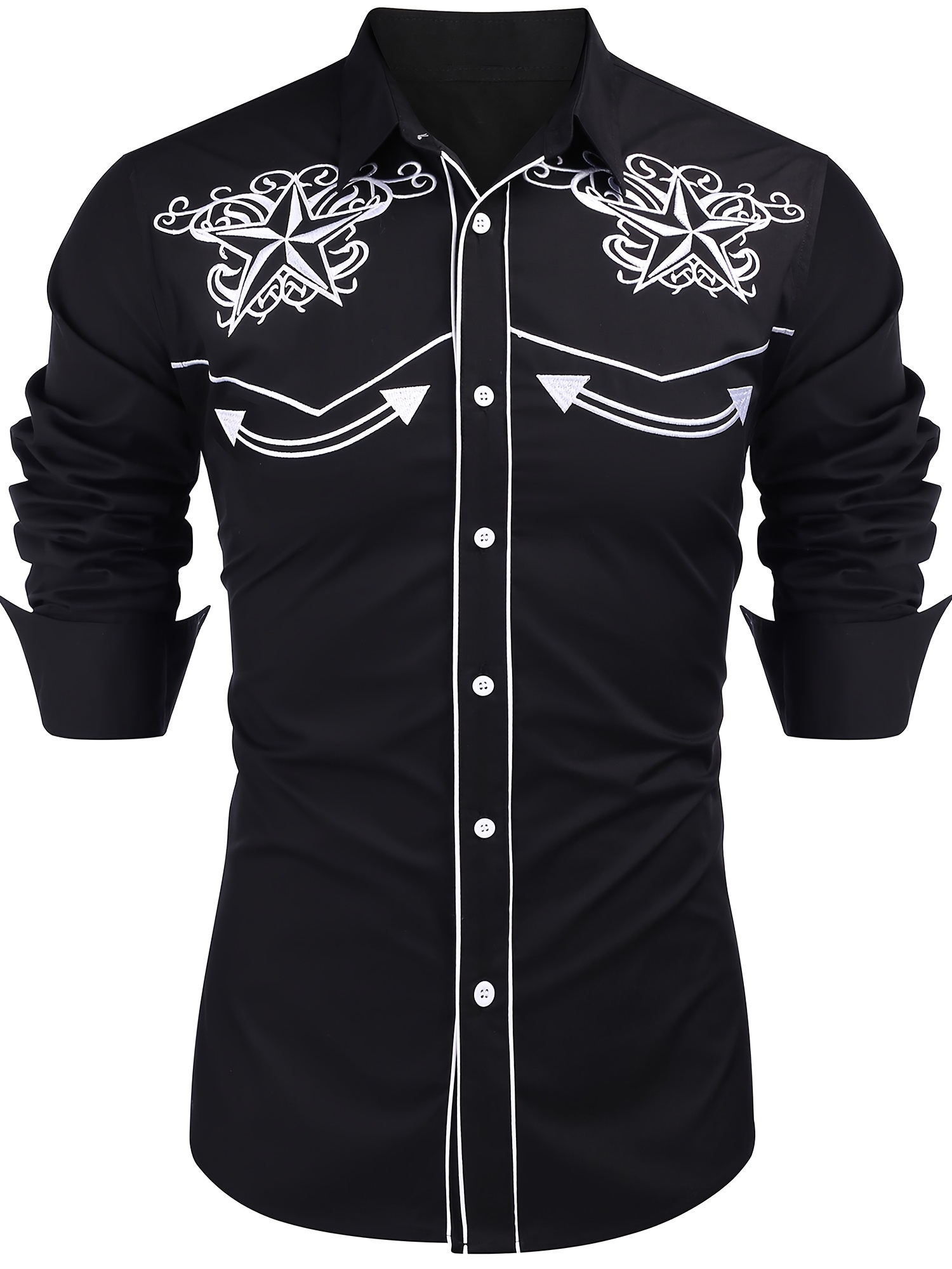 Chemise Western Homme Brodée En Livraison Gratuite | Économisez 30% Sur