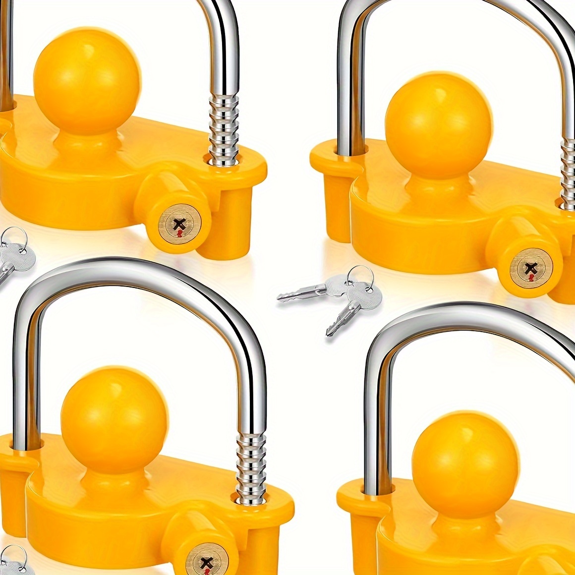 Trailer Lock Fits 2 5/16-Inch Couplers, 2025 Upgrade Anti Theft 2 5
