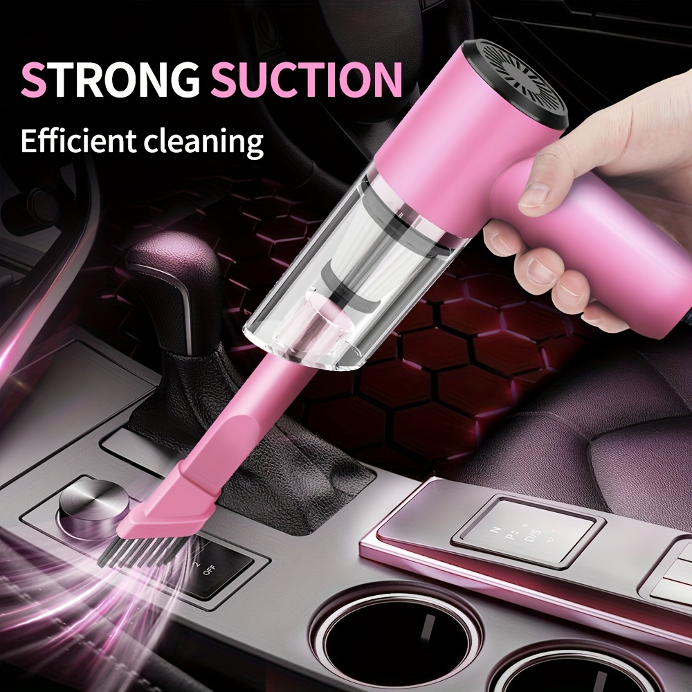 

Powerful 12v Car Vacuum Cleaner With Handheld Design - Ideal For Pet Hair, Small Dust, And Crumbs – Includes Accessory Kit