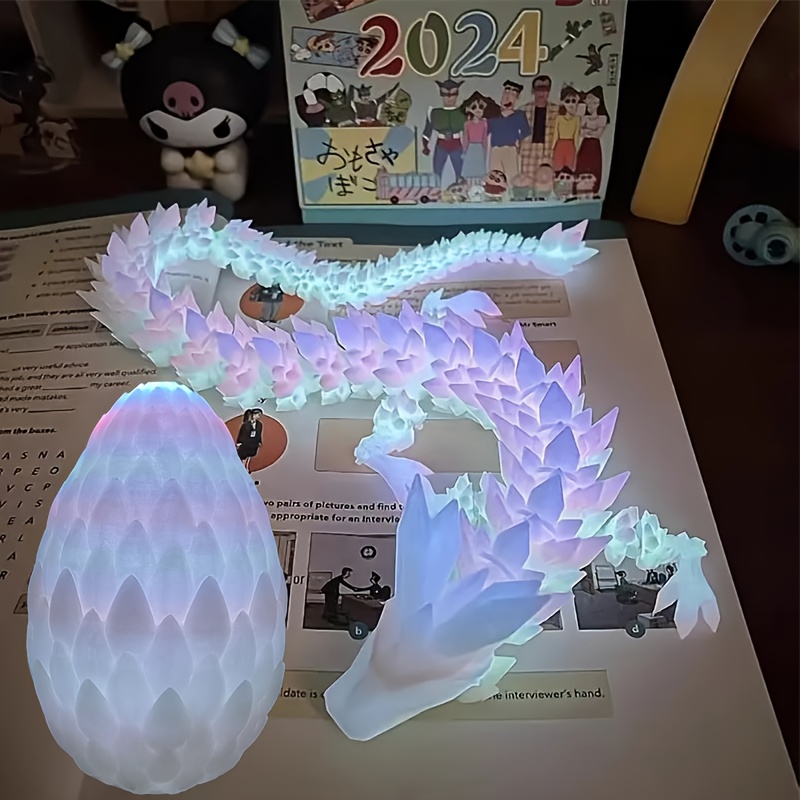 

Glowing And Egg Playset – Decorative Desk Accessory, Holiday, Birthday, , Christmas Gift – For Teens & Collectors, 14+, Plastic