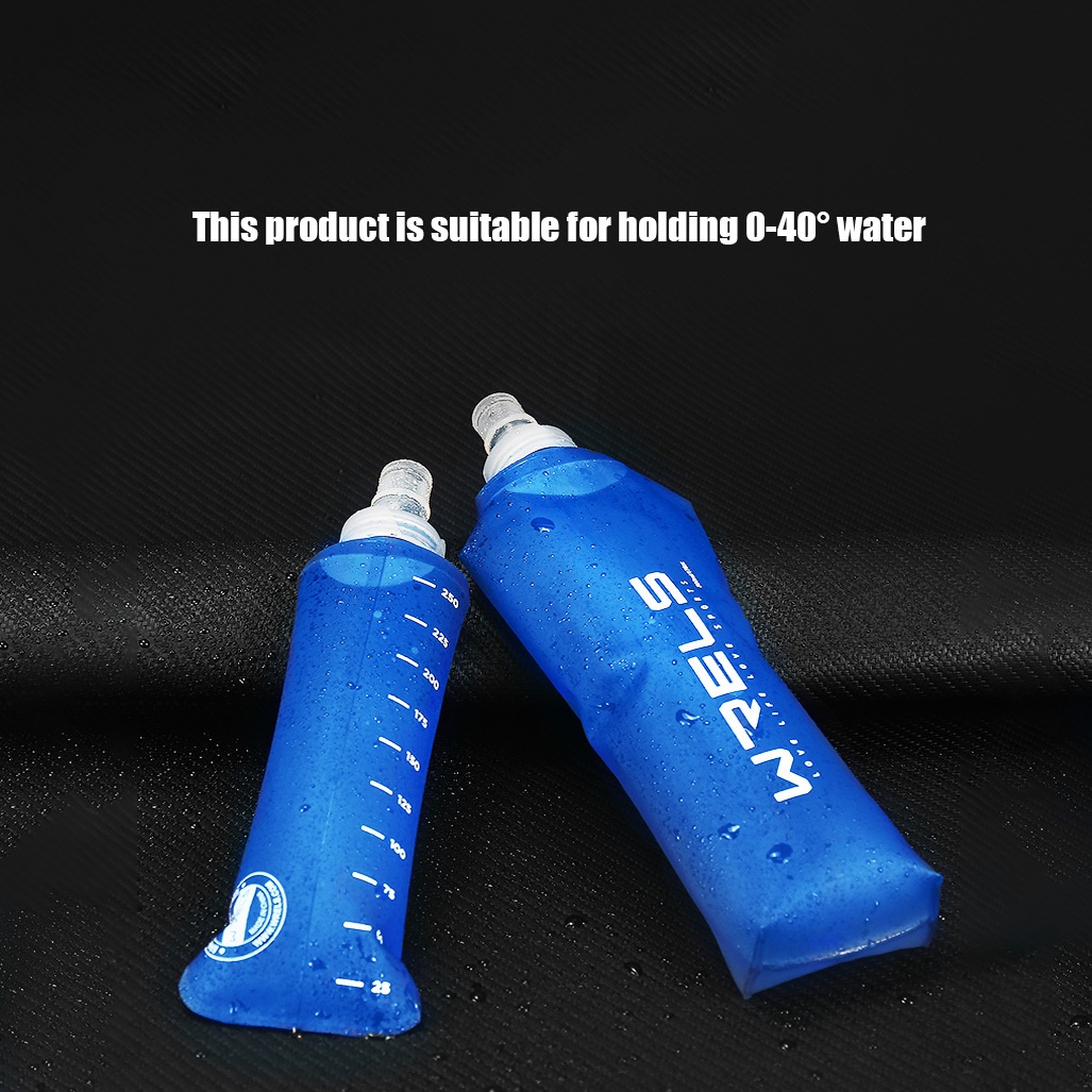 Keep Cool and Hydrated on the Go: Soft Folding Sport Water Bottle with Cover for Running and Hiking