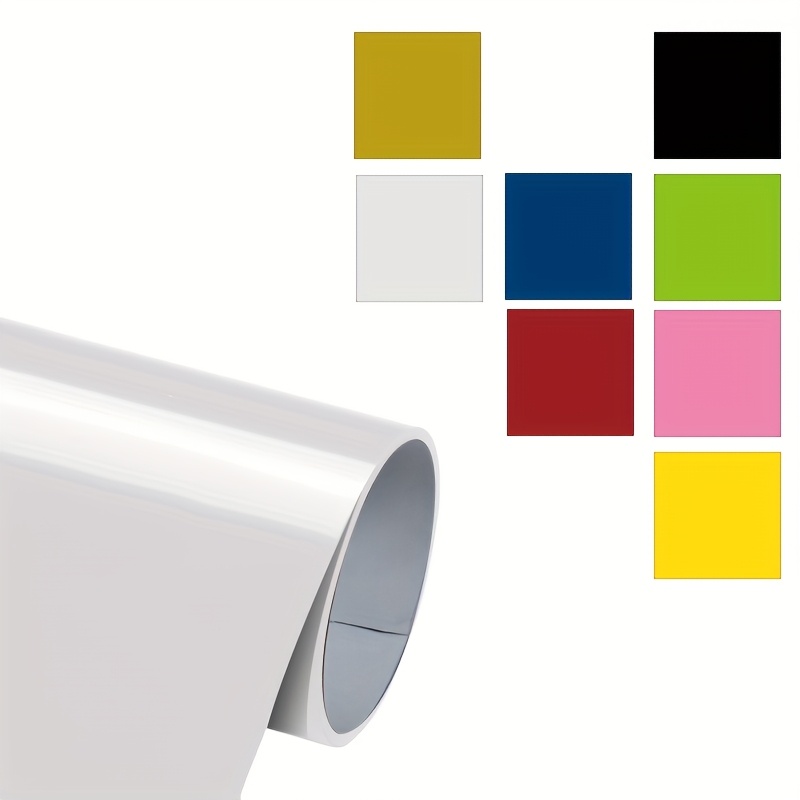 Heat Transfer Vinyl Roll 12"x6ft Heat Press Vinyl For T-shirts Fabric Bag