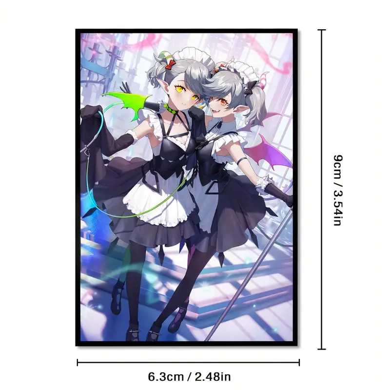japanese anime card sleeves Customized 62x89mm Printing Art Trading Game Card Sleeves for Japan Size Card 70 pieces of sleeves for each design. 50 PCS Holographic Anime Card