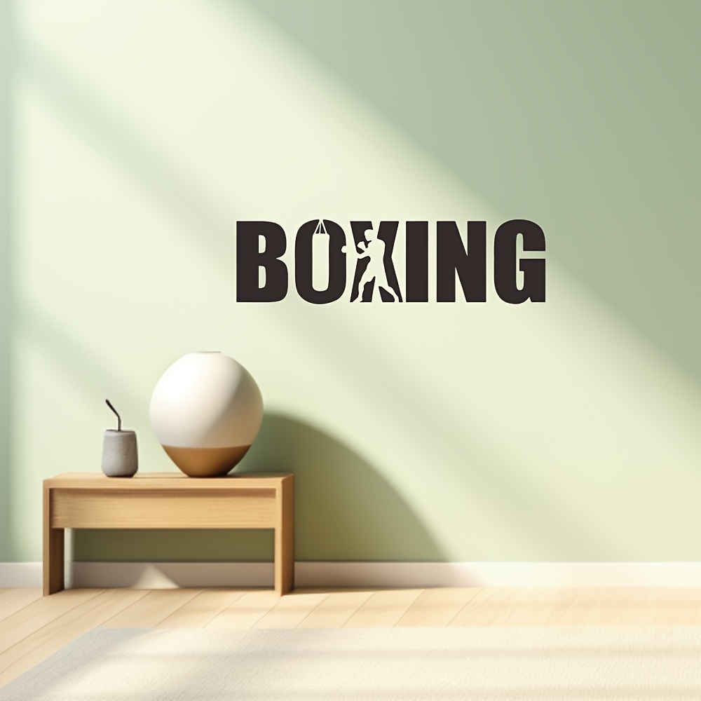 Inspirational Boxer Wall Decal - Vinyl Sticker For Home & Gym Decor, Sports Enthusiasts