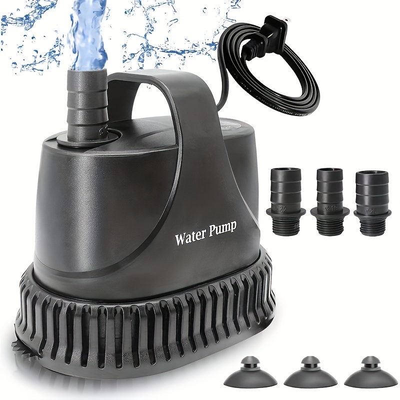 

530gph Submersible Water Pump, 30w Water Fountain Pump, Aquarium Pump, 2000l/h Water Pump With 7ft Power Cord For , Water Table, Waterfall, Fish , Pond, Hydroponics