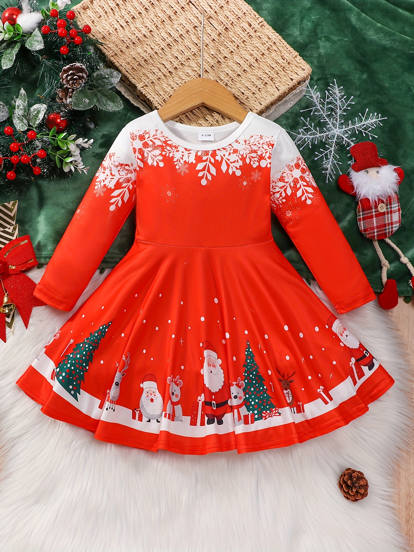 white christmas dresses Holiday Magic Sequined Christmas Dress – Mia Belle Girls