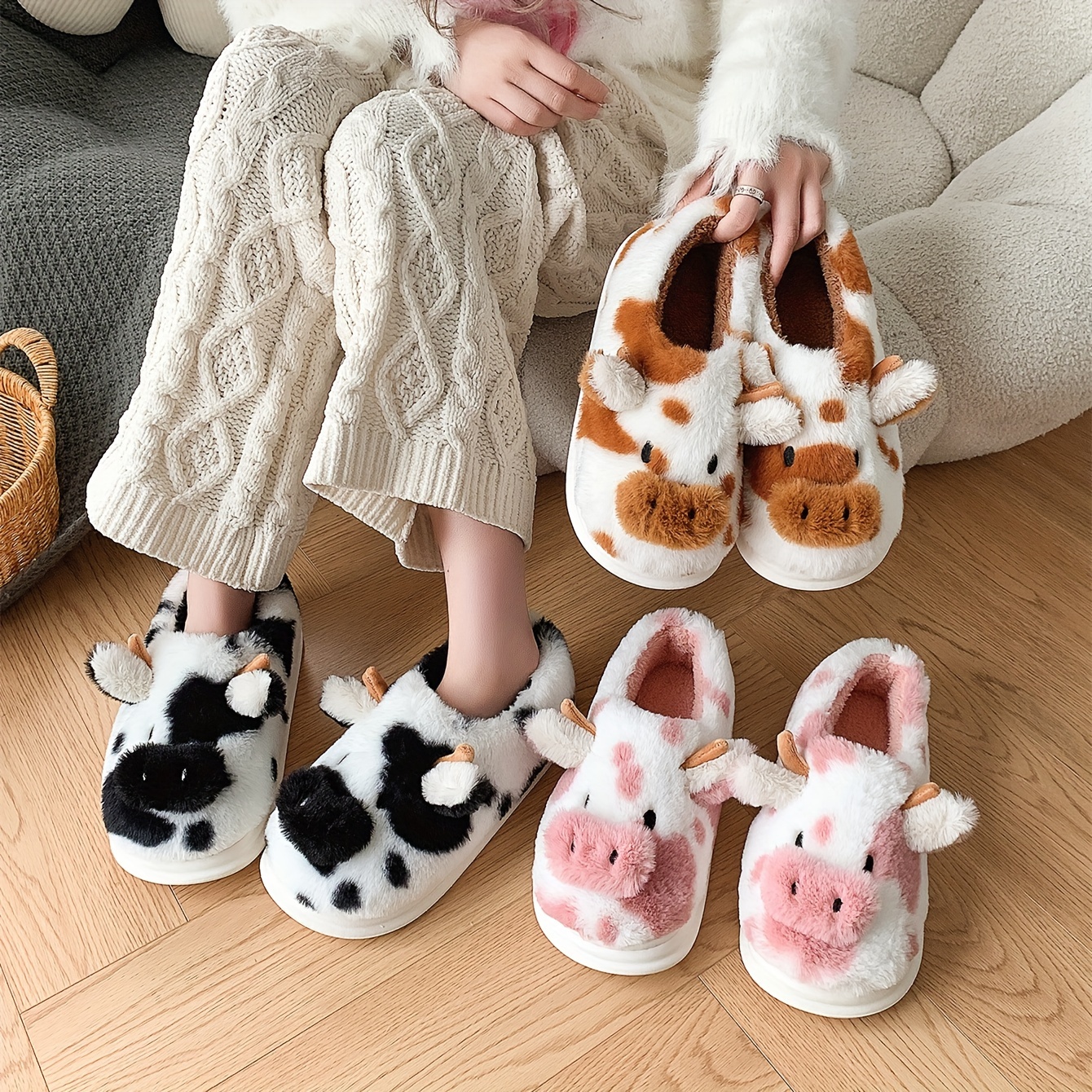 

1 Slippers For Women, Fleece-lined Tpr And , Footwear