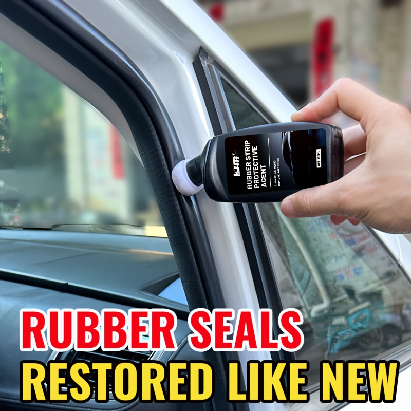  car rubber seal protectant spray suitable for doors windows trunk engine bay noise reduction crack formula restores color flexibility prevents sticking extends seal   for vehicle maintenance