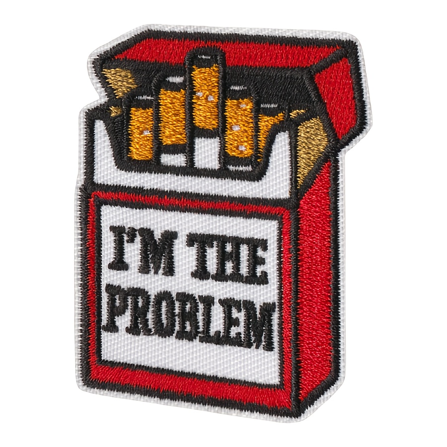cigarette clothes I Am *: Cigarette Packs, Smoking, Hippie Punk Rock, Anime, Cartoon Cycling  * Funny And Cool Stickers, Sewn Badges, Personalized Clothing Additions,
