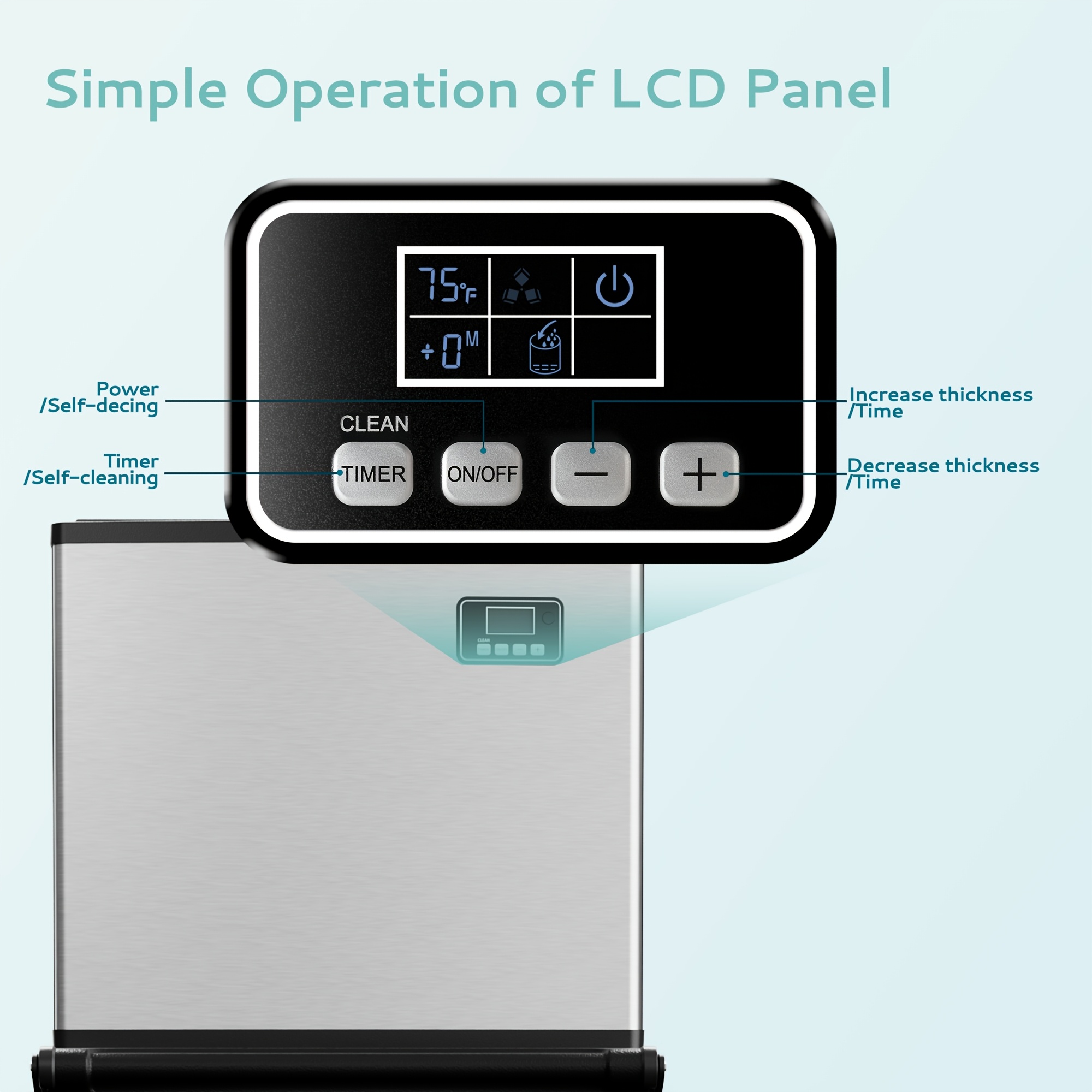 maker with a capacity of 400   per day featuring a 250 pound storage bin producing ice in 8 to   made of stainless steel suitable for bars cafes restaurants and businesses Product details 0