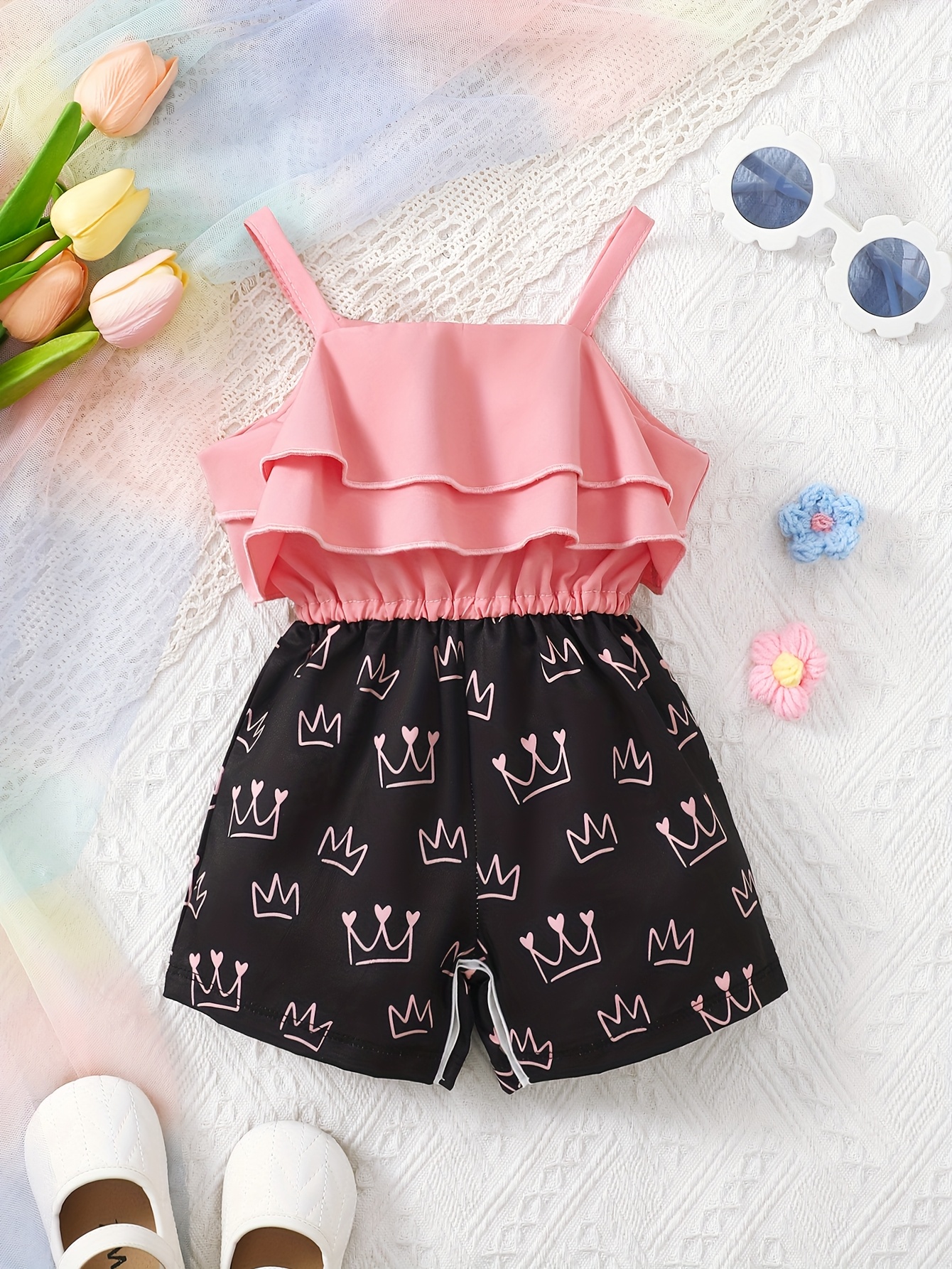 newborn summer outdoor full print spaghetti Temu Saudi Arabia