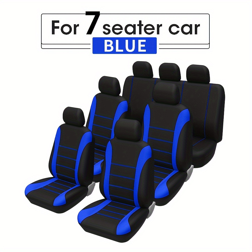 TEMU 5/7- Set Car Seat Covers Fit Car Suv Or Van -and Abrasion- 100% Polyester Cloth