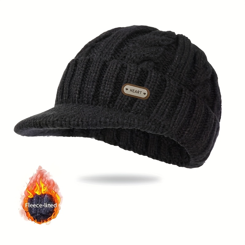 TEMU Bonnet d'hiver chaud pour les oreilles Homme, bonnet anti-froid, bonnet chaud épaissi pour la rue et air pour