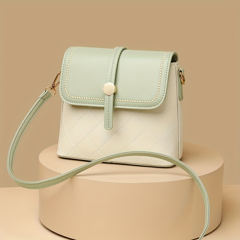 Mini Solid Color Crossbody Bag, Women's Decor Shoulder Bag, Fashion Flap Purse For Day
