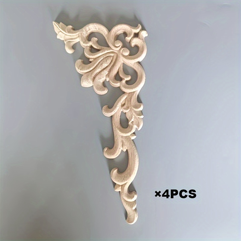 4- Decorative Wood Carving Appliqué Decoration For Doors And Wardrobes