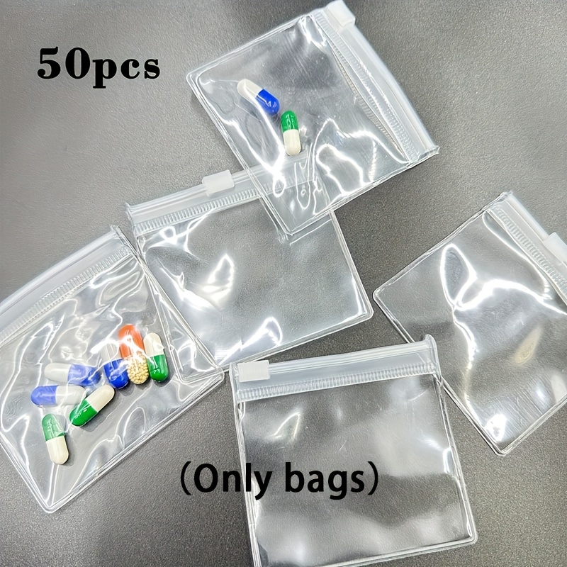 20 50 sacchetti trasparenti in plastica cerniera adatti Temu