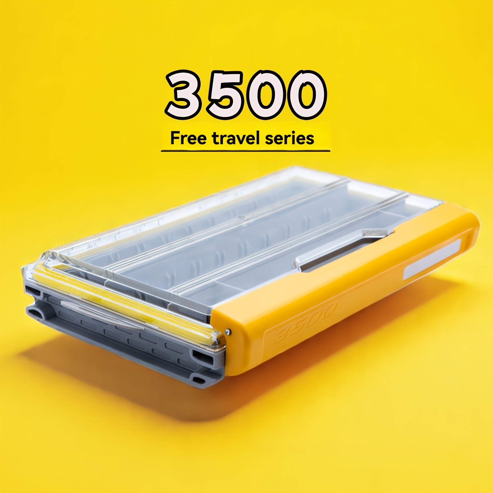 Fishing Tackle Box, Lure Storage Box, Lure Fishing Accessory Box With Dividers, Small Parts Tools And Waterproof Pencil Minnow Vib Storage