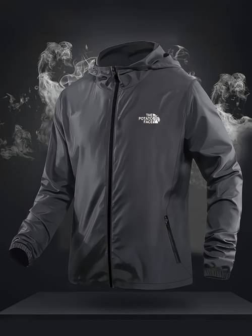 chaqueta con capucha para hombre, con y estampados divertidos para un look moderno. ideal para desplazamientos y , con facilidad un estilo casual y