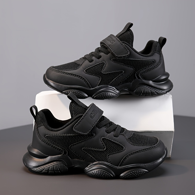 Chaussures de Sport Décontractées pour Garçons, Doublure Confortable, Légères et Simples, Chaussures de Course Extérieures, Design à Boucle, Semelle Intérieure Confortable, Idéales pour la Marche, les Voyages, Port Toutes Saisons
