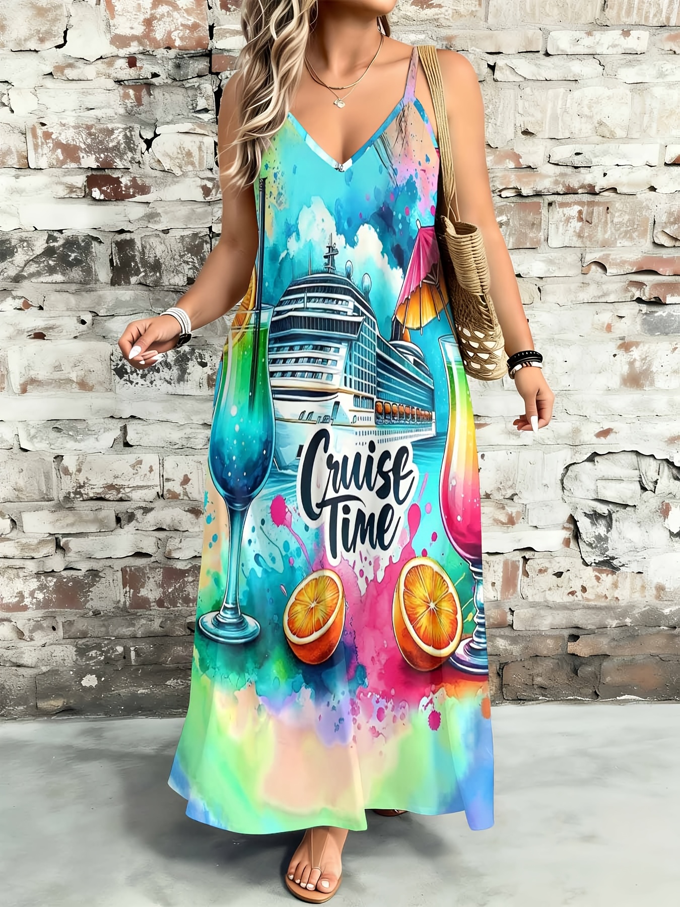 easter dress maxi Lemon and Blue Print Maxi Dress | Easter Summer Dresses