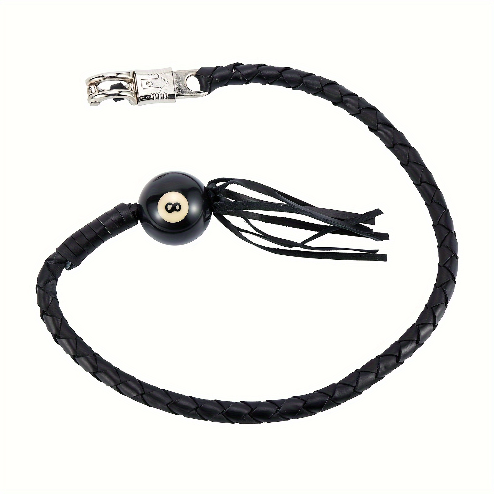 

Pu Leather Motorcycle Whips 36/42inch Whip With Ball Heavy Duty Biker Whips Handlebar Accessories For Motorbike Black