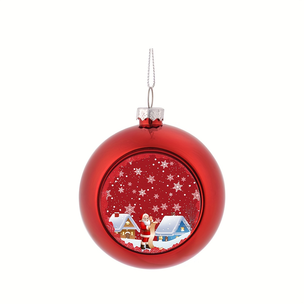 1 Personalized Photo Custom Christmas Ball For Decorating The Christmas Tree
